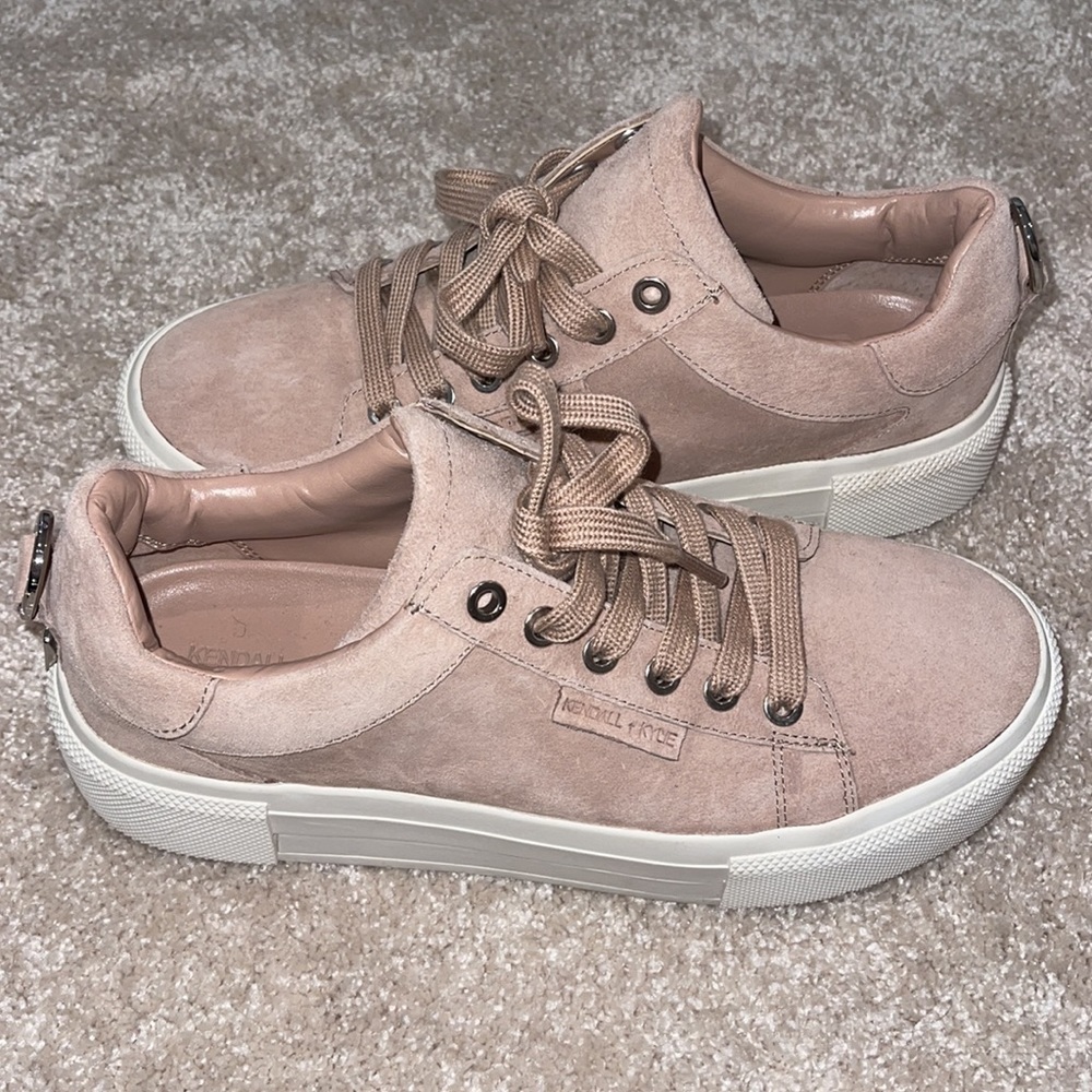 Kendall + Kylie leather suede sneakers